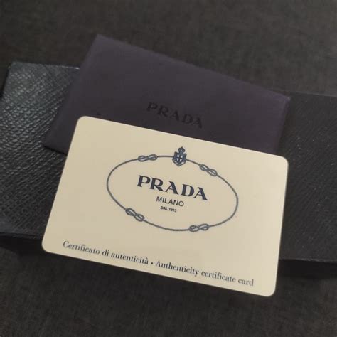 prada echtheitszertifikat|Prada card authenticity check.